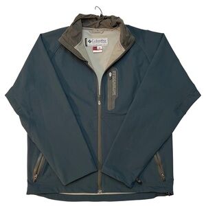 Columbia Titanium Tech Men’s XL Interchange Ascender Jacket Navy Blue Softshell